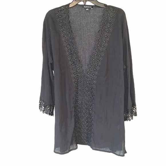 Ellen Weaver Tunic with lace size large - Picture 13 of 13